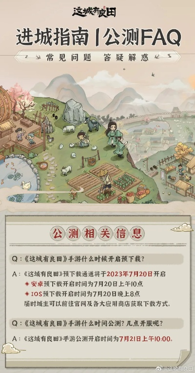 (这城有点田什么时候上线)这城有良田更新公告 - 拥有丰饶乡村资源的城市使命